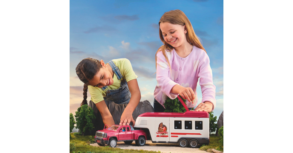 SchleichHorse Club - Lakeside-truck met aanhangwagen speelfiguur  (42705)
