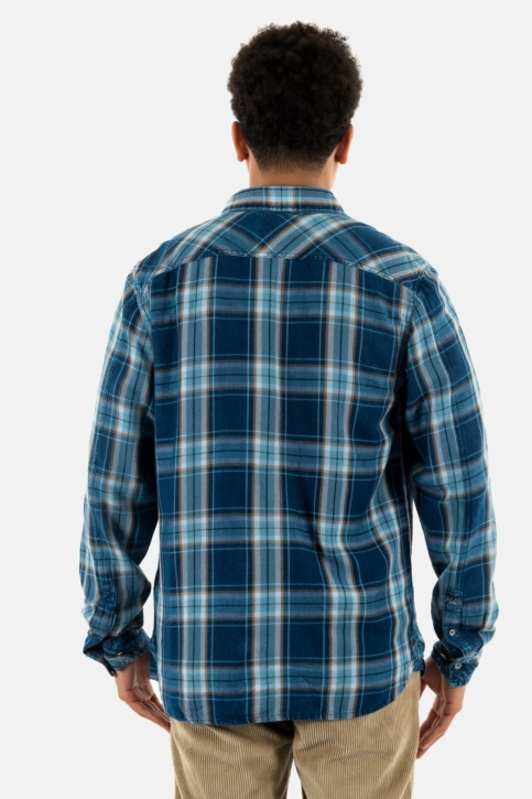 Chemise kaporal bahri indigo