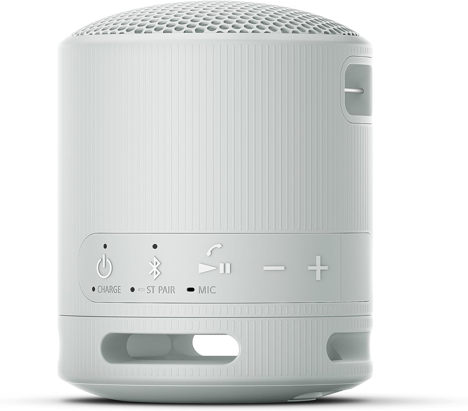 Bluetooth Lautsprecher SRS-XB100 Wireless Speaker IP67 mit Trageschlaufe (SRSXB100H.CE7) - Grau