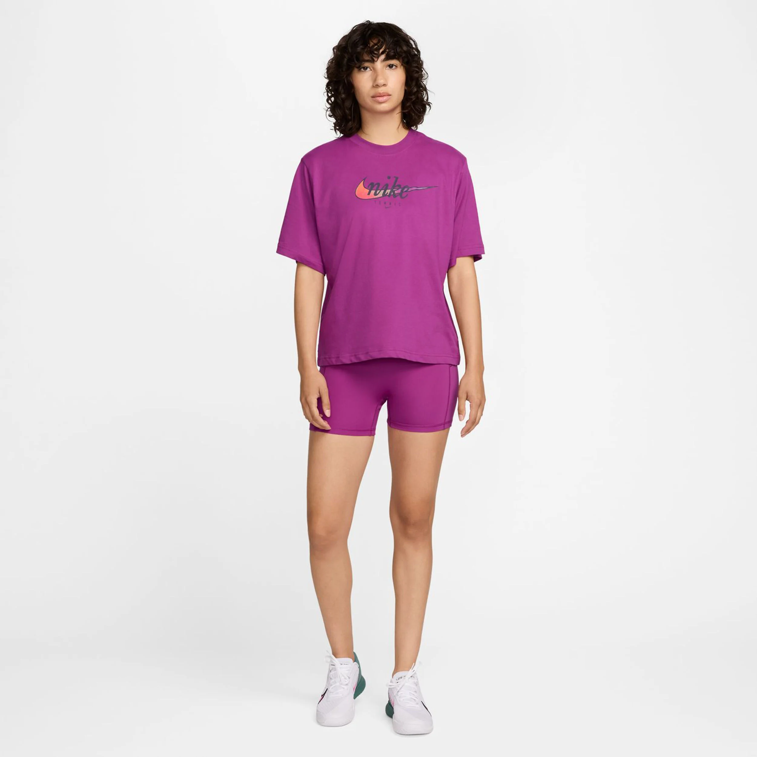 Nike Dri-Fit Court Advantage Regular Short Avec Poche-balles Femmes - Violet