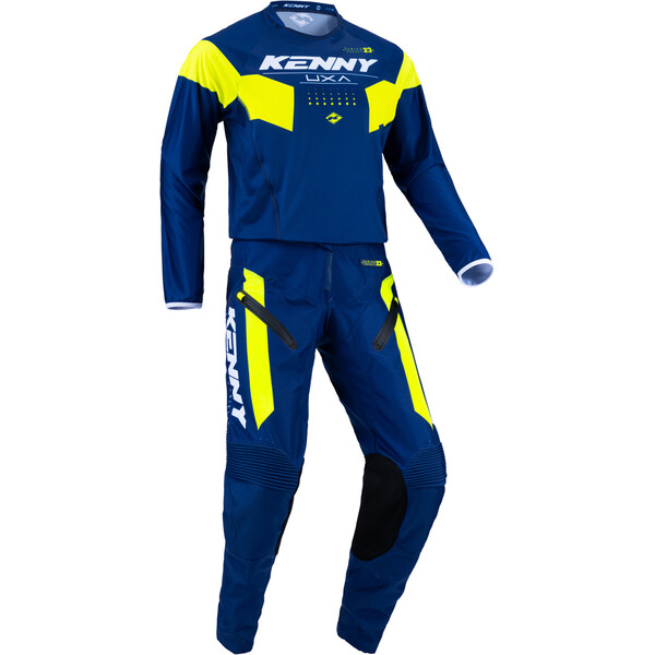 Kenny - Maillot Titanium Solid - 2023 Navy / Jaune
