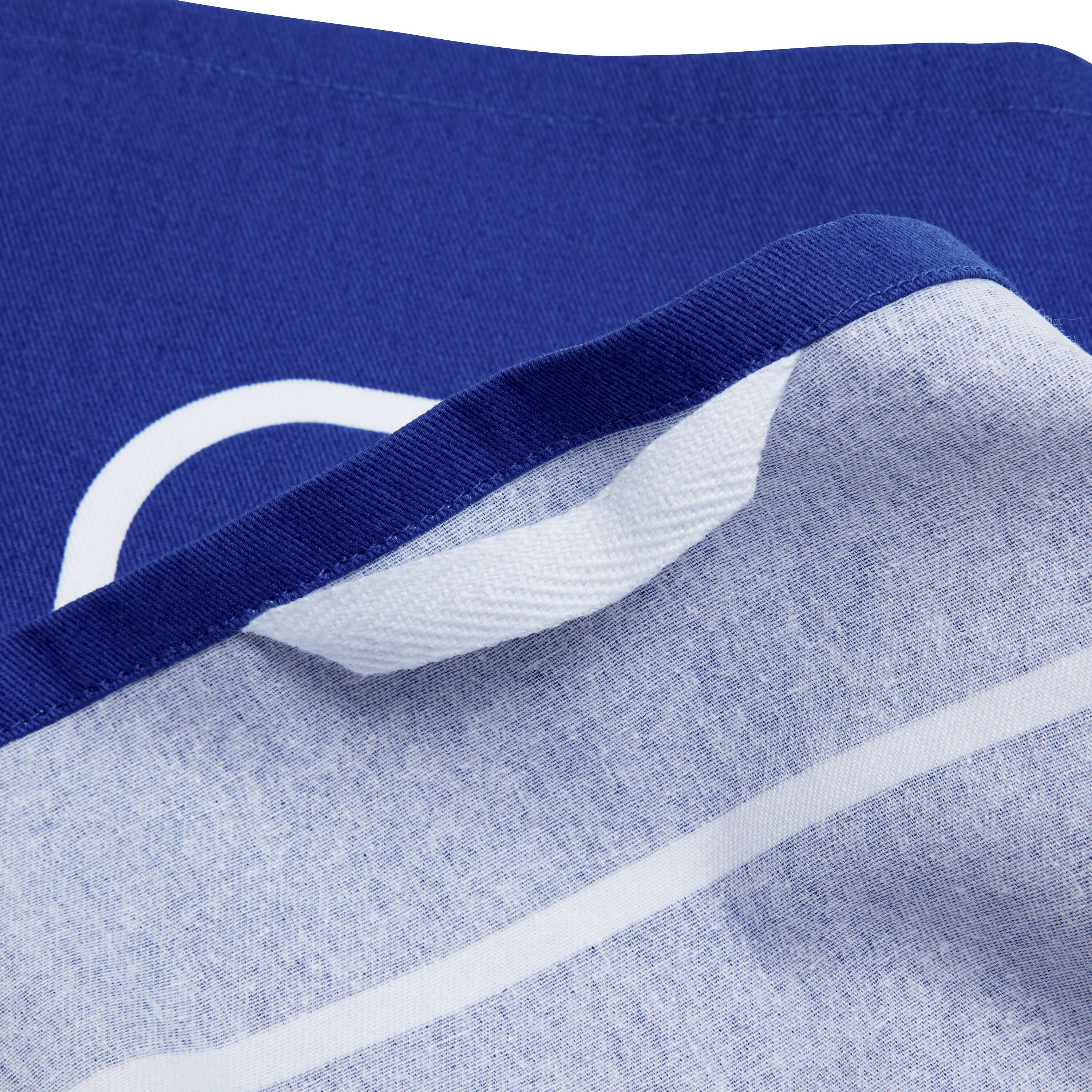 SE PICTO BISTRO 2er set Küchentuch 50x50 - Blau / B: 50.0 cm x H: 50.0 cm