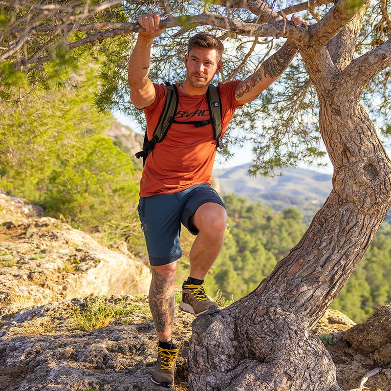Elevate Pro Hiking Shorts Herre Moonlit Ocean/Blueberry