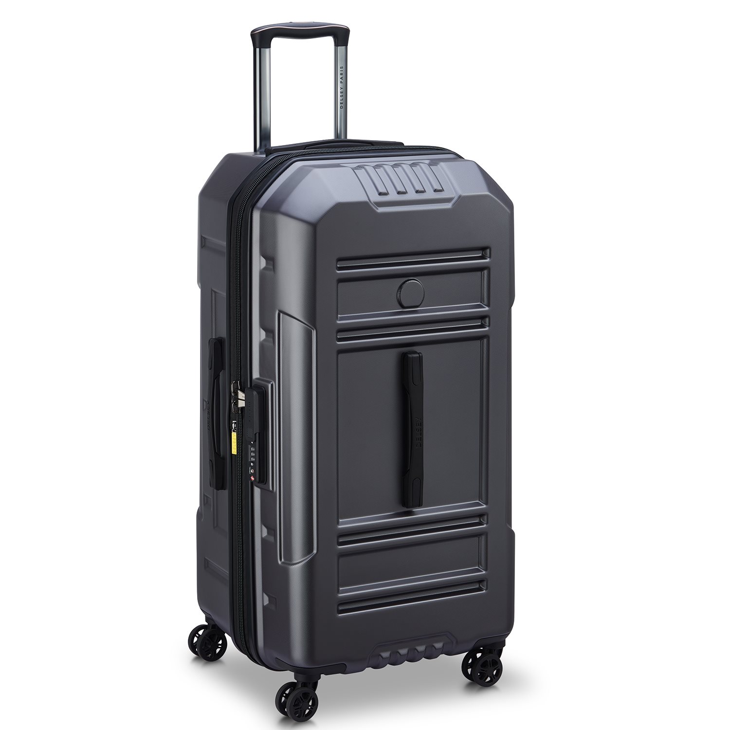 Delsey Rempart Trunk Suitcase XL Expandable anthracite