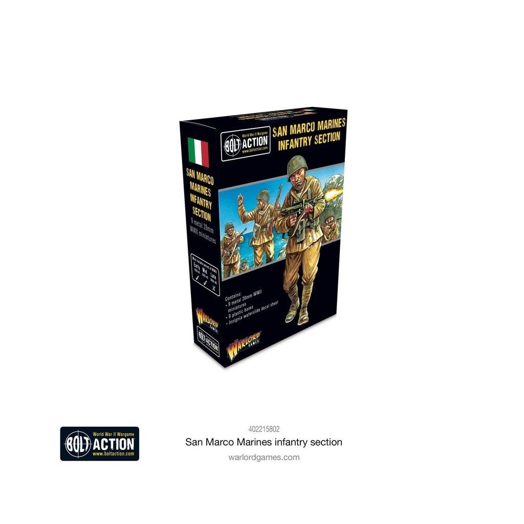 Bolt Action - San Marco Marines Infantry Section