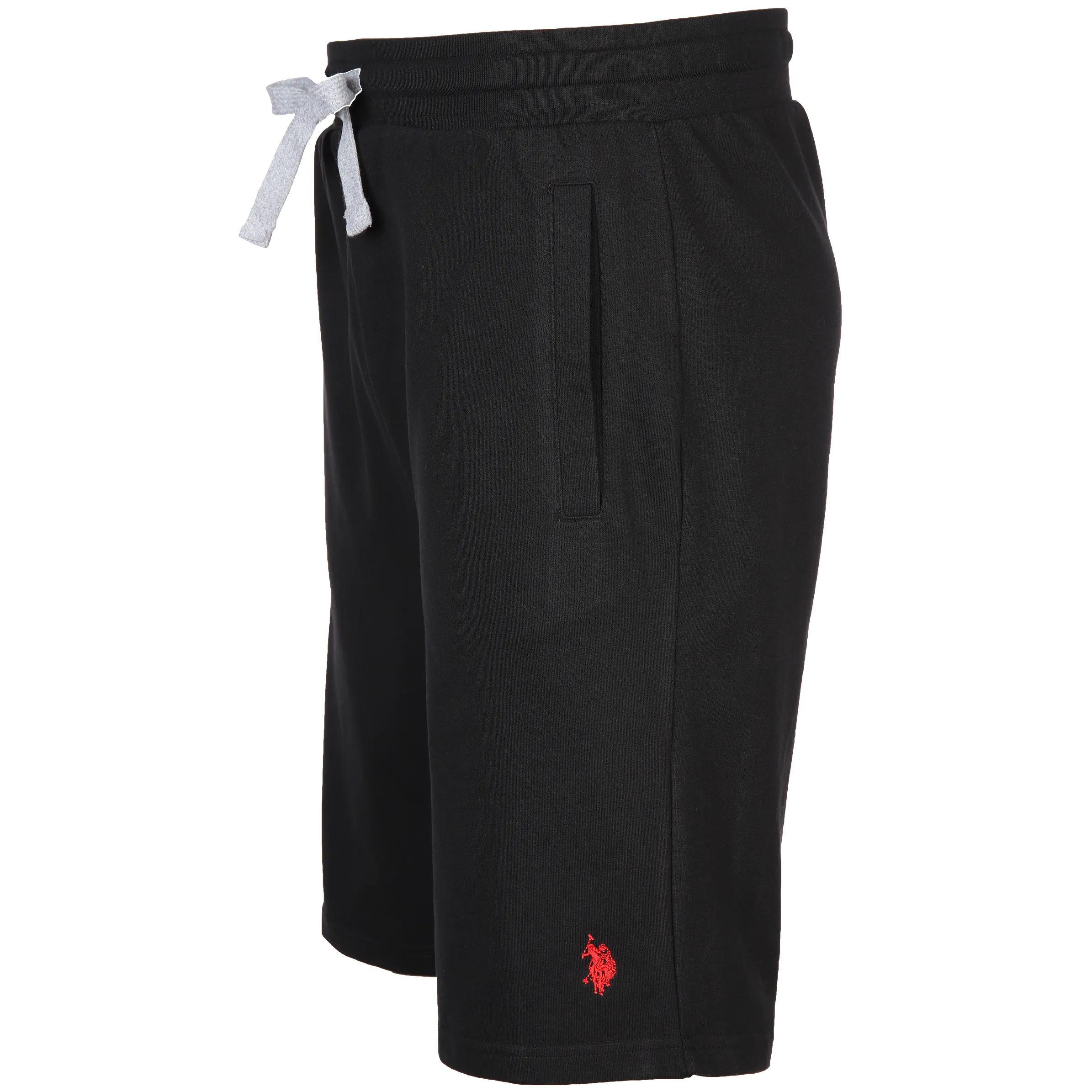 Herren Sweatshorts mit kleiner Stickerei