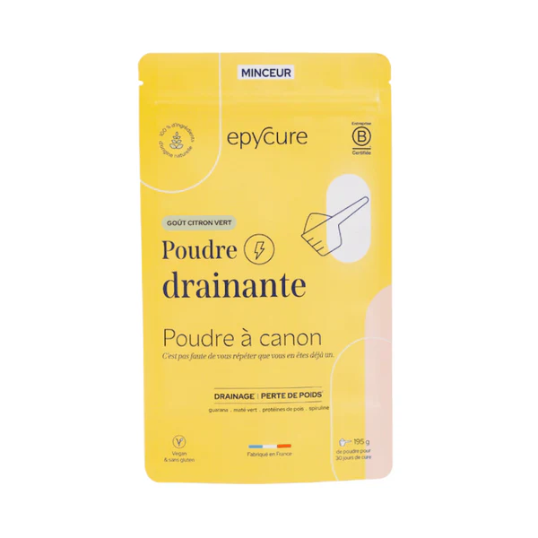 Epycure Poudre Drainante - Citron Vert 195g