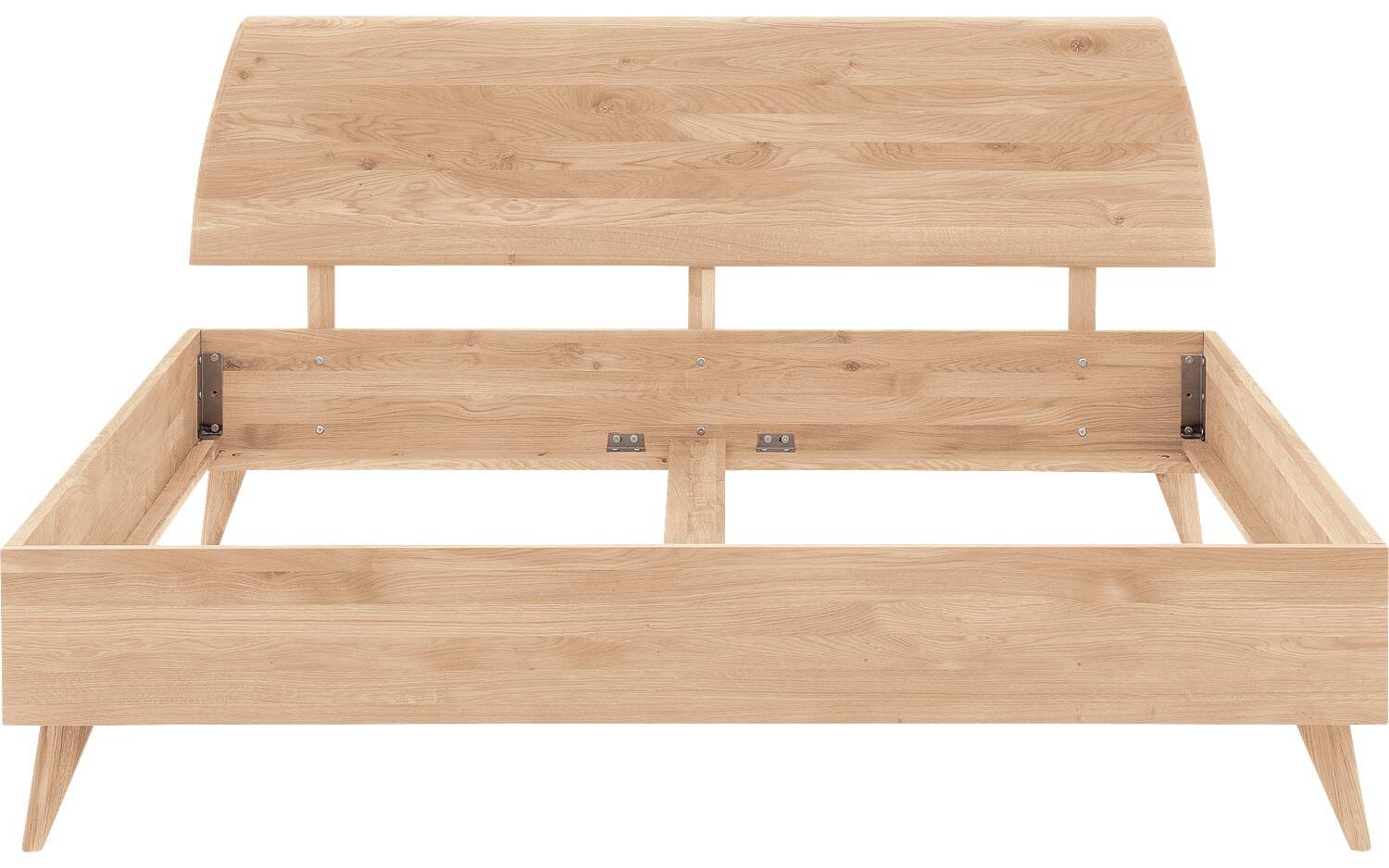 Goossens Bedframe Cosima - 180 x 200 - Eiken olie wit - Hout
