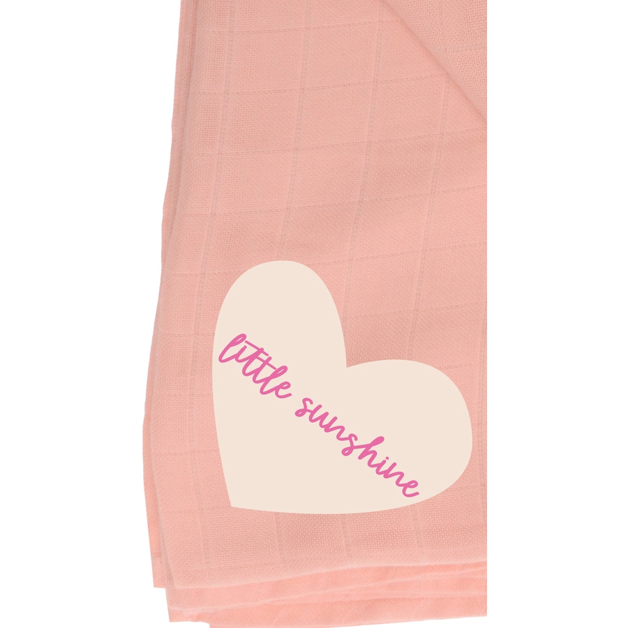 Liliput Mulltuch 2er Set Flamingo mehrfarbig