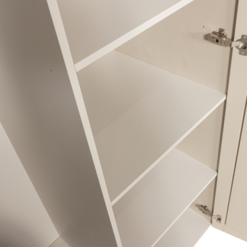 WOOOD kledingkast Silko beige 210x101x55 cm