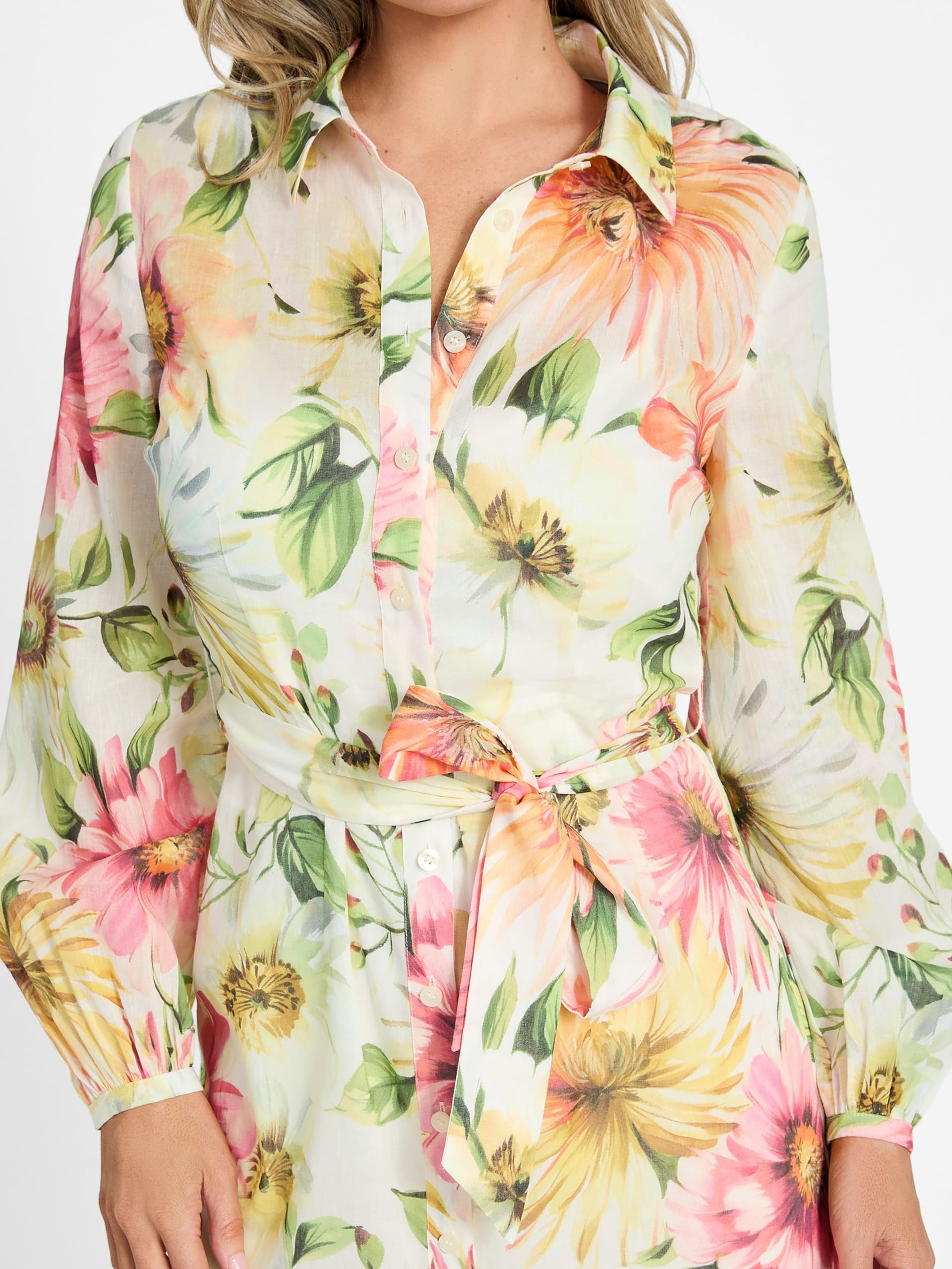 Vestido Faith com botões