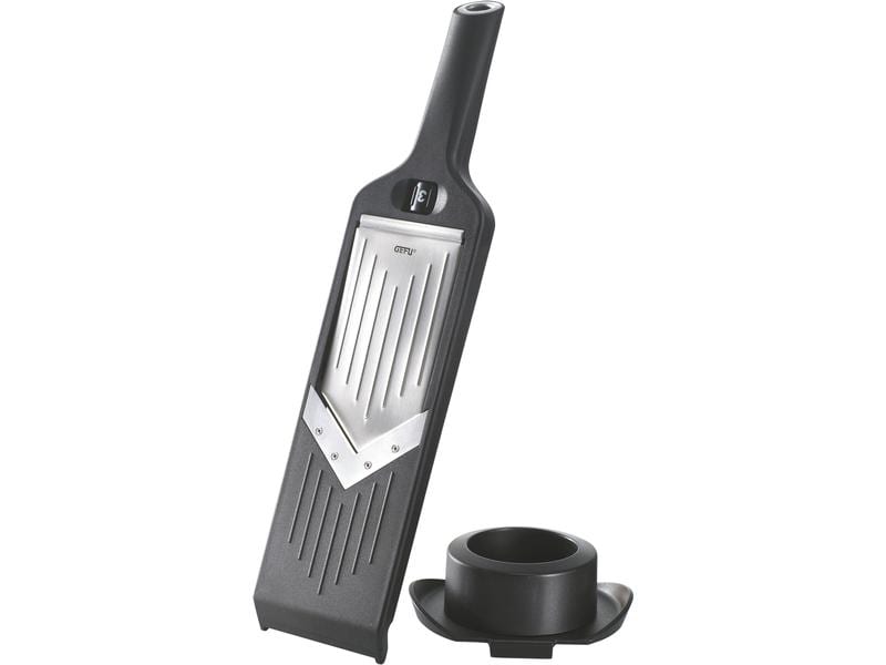 GEFU Mandoline Violi Schwarz/Silber V-Hobel