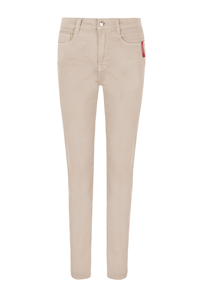 Calça jeans modeladora Sensational Fit - Marrom