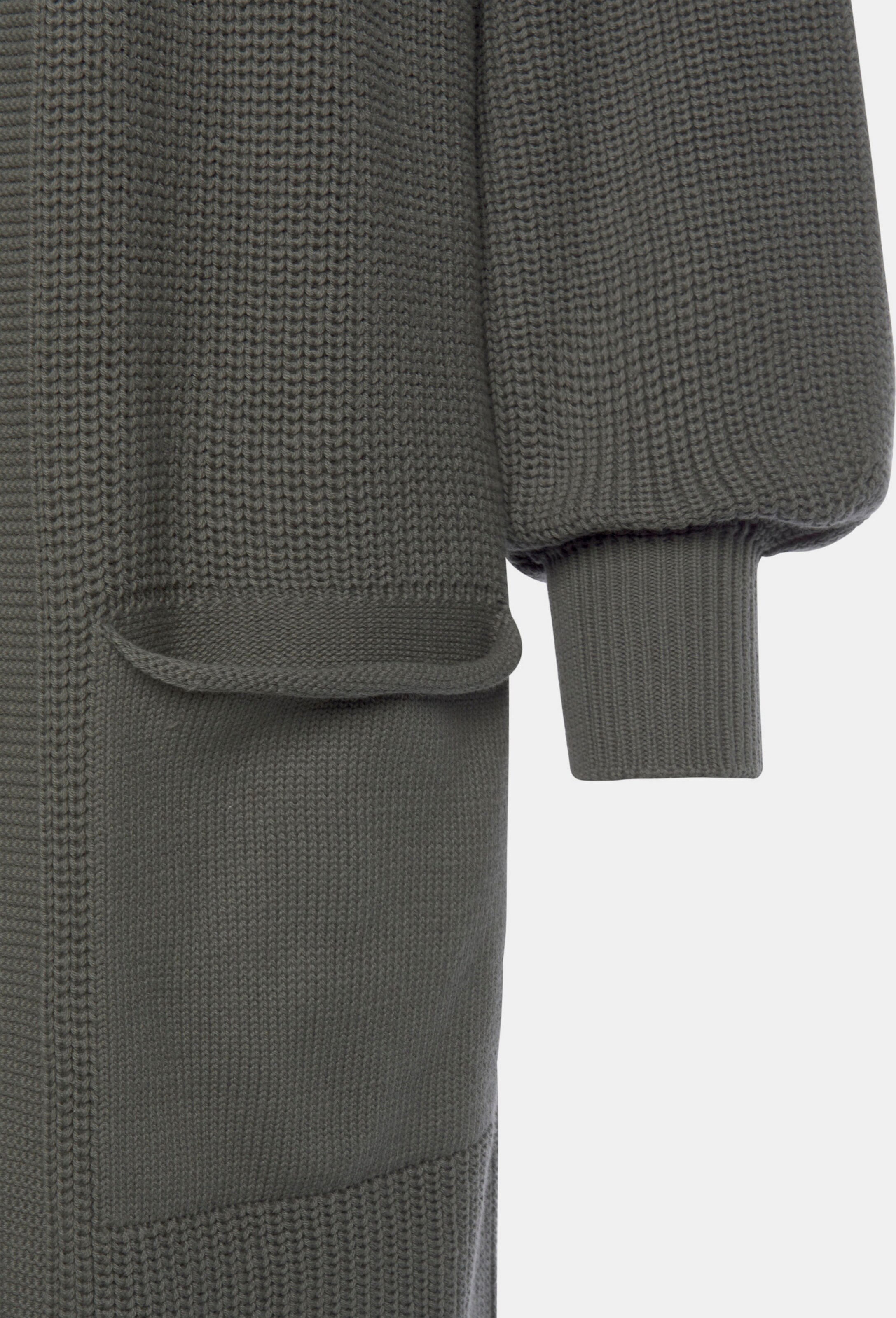 Longstrickjacke
