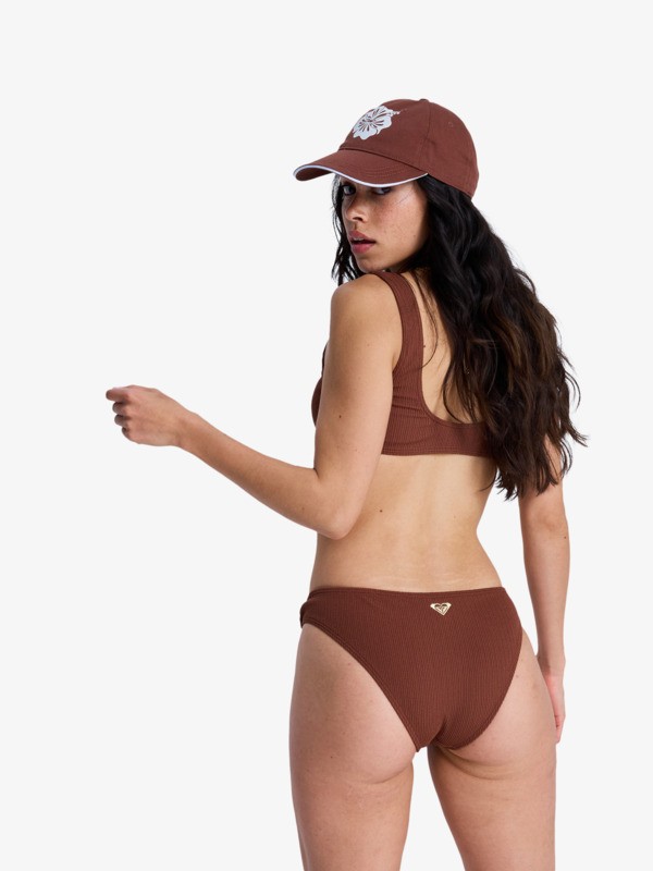 Roxy Sunshine Classic Bas de bikini Marron Femme