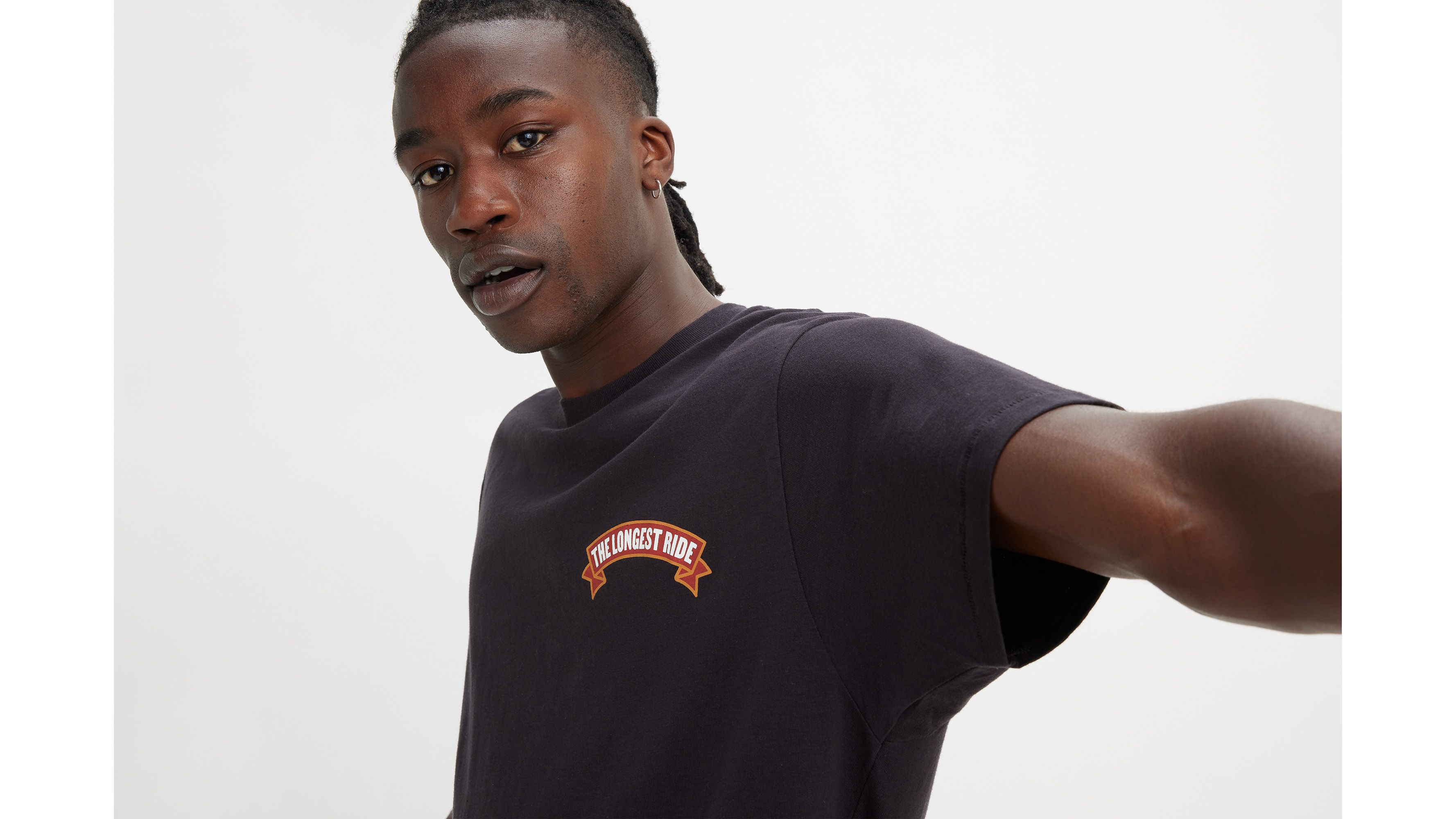 T-shirt Longest Ride Levi's® x Denim Tears - Black - Noir