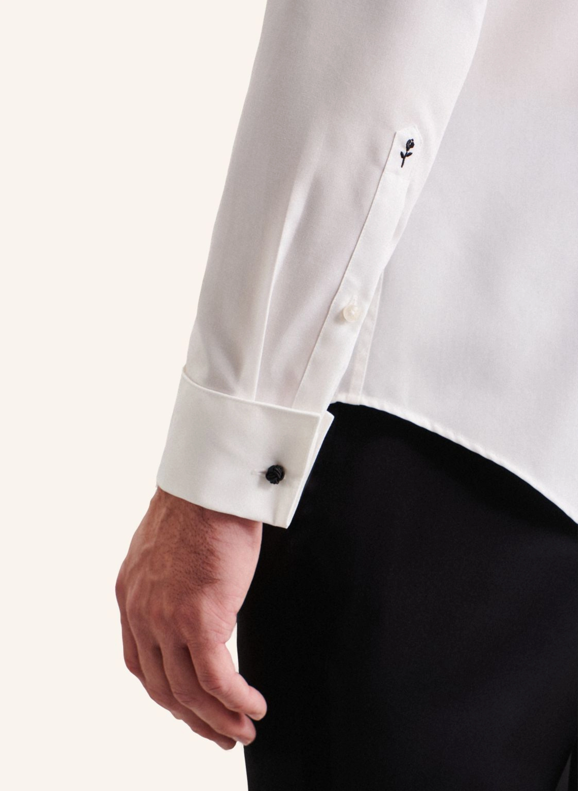 seidensticker Smoking-Hemd Slim Fit mit Umschlagmanschette