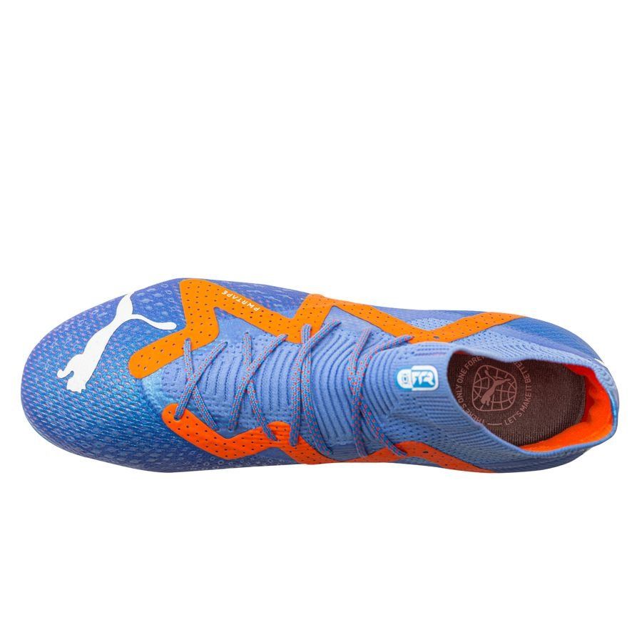 PUMA Future Ultimate FG/AG Supercharge - Bleu/Blanc/Orange