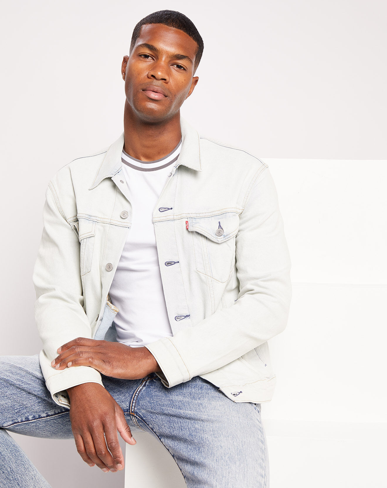 Levi's® Veste en Jean The Trucker bleu clair