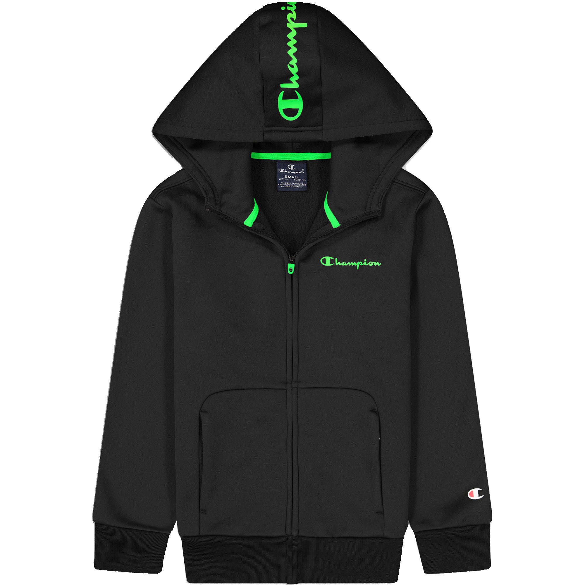 Champion Hooded Full Zip Sweatshirt Kinder black beauty
