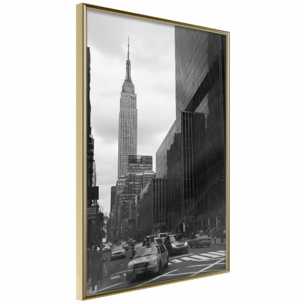 Paris Prix Affiche Empire State Building - 30 x 45 cm - Or