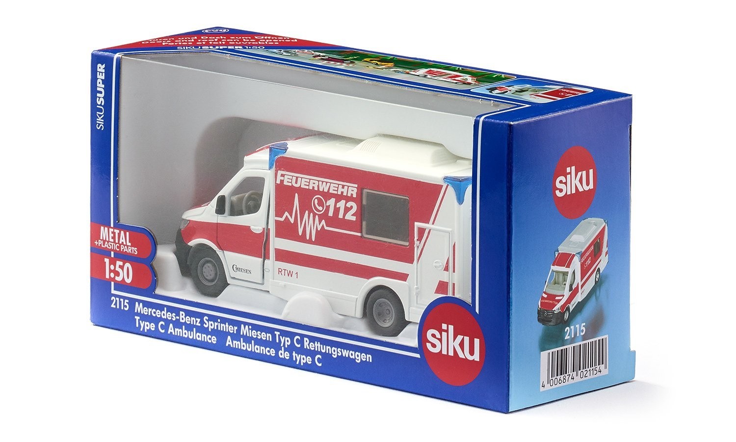 Siku - 1:50 Ambulance Mercedes