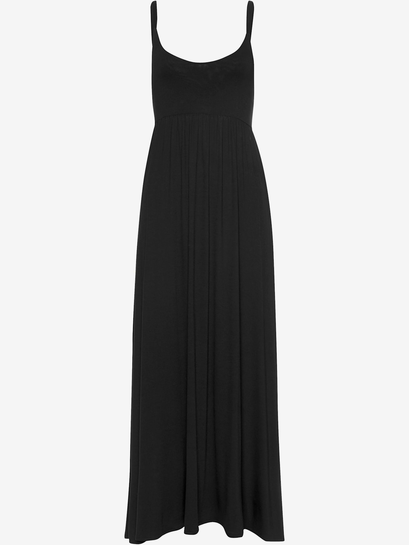 Robe longue encolure ronde