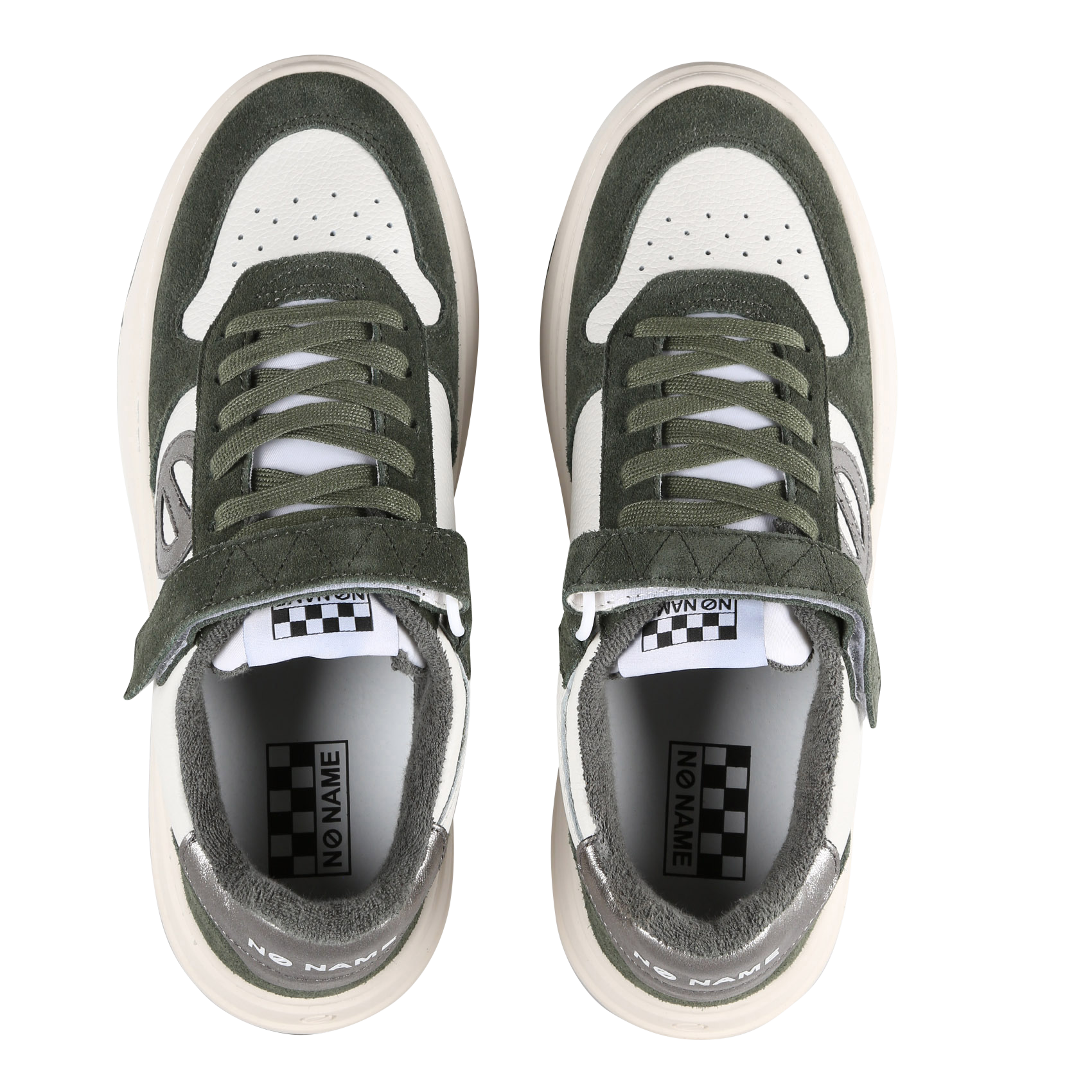 Baskets basses en cuir| Multicolore