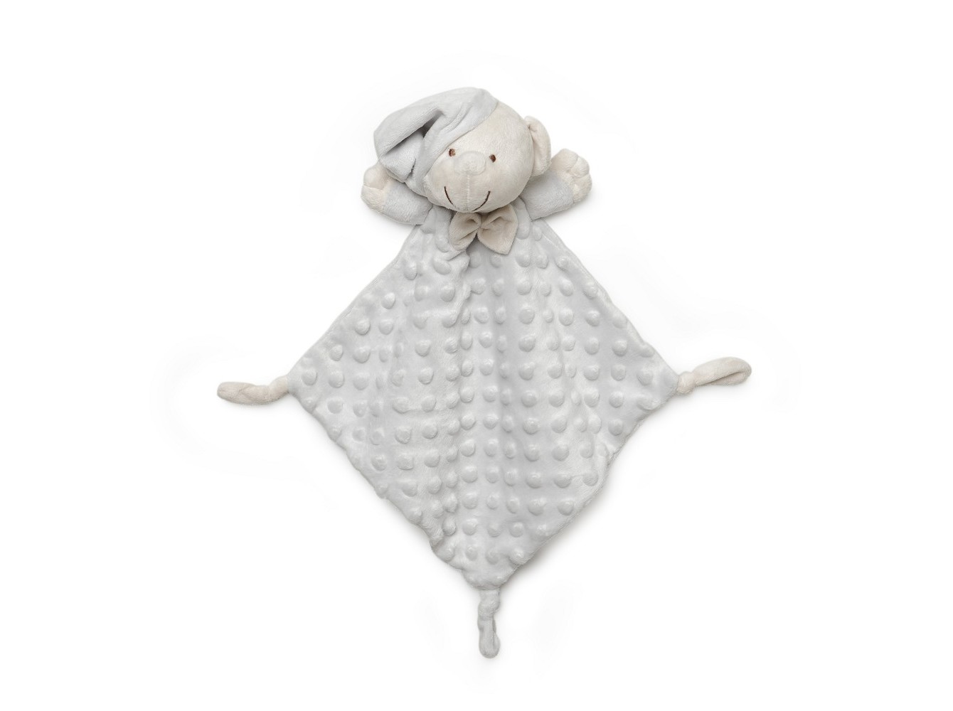 TOALHA BANHO DOUDOU INTERBABY CINZENTO 100X100CM