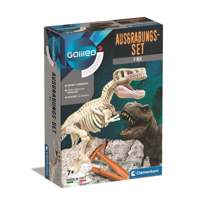 Galileo - Ausgrabungsset T-Rex fluoreszierend - Clementoni