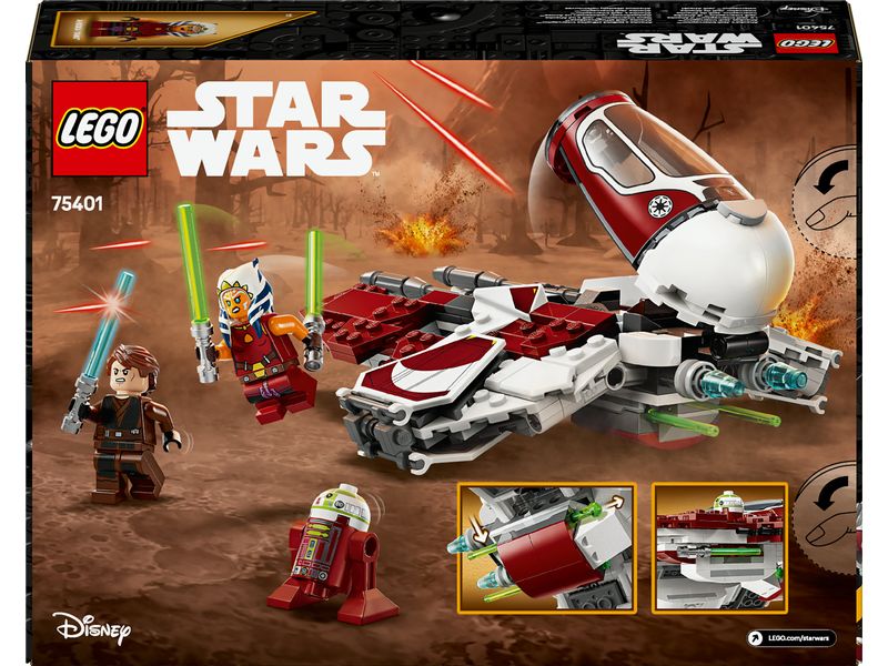 LEGO® Star Wars Ahsokas Jedi Interceptor 75401 Star Wars Modell zum Spielen und Ausstellen