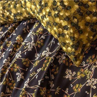 Linge de lit fleurs du Japon - BECQUET CRÉATION