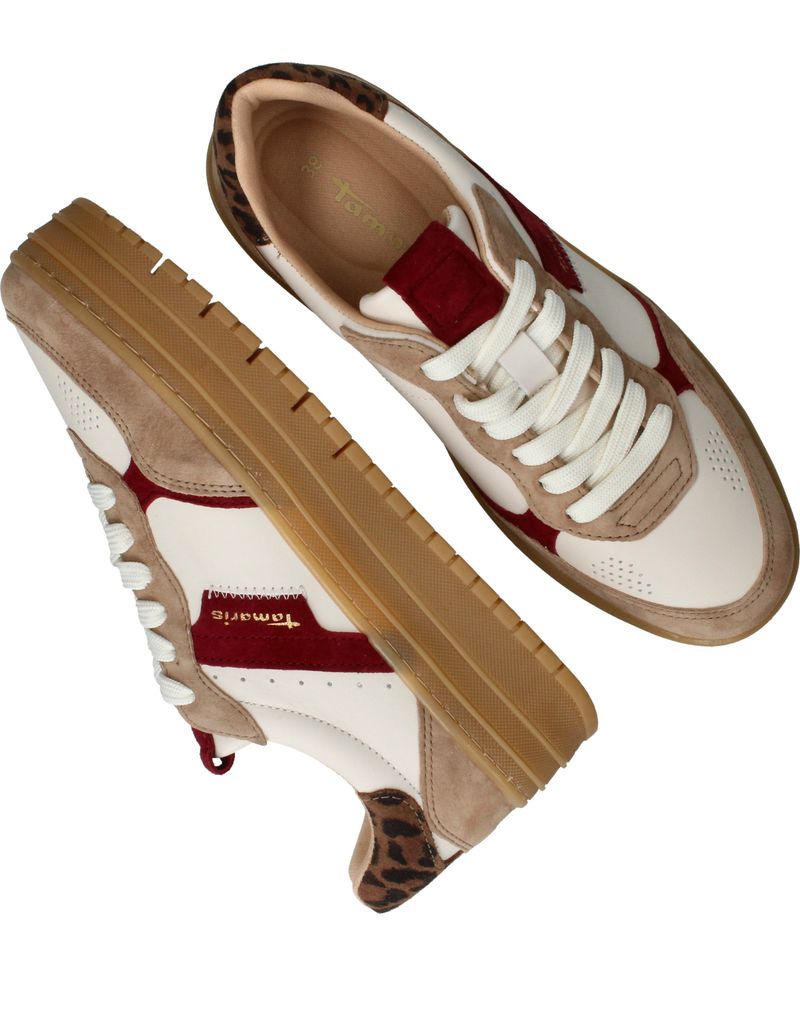Tamaris Veterschoenen Beige Dames