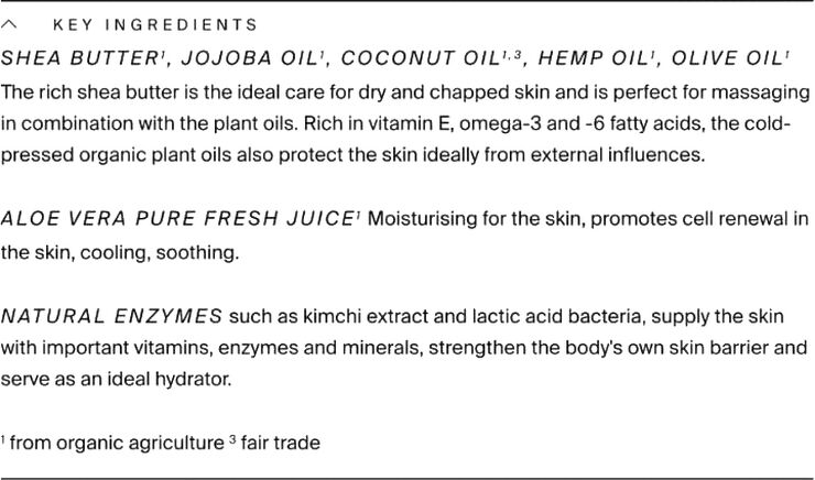 Less Is More Organic Deep Nourish Body & Massage Cream lavender