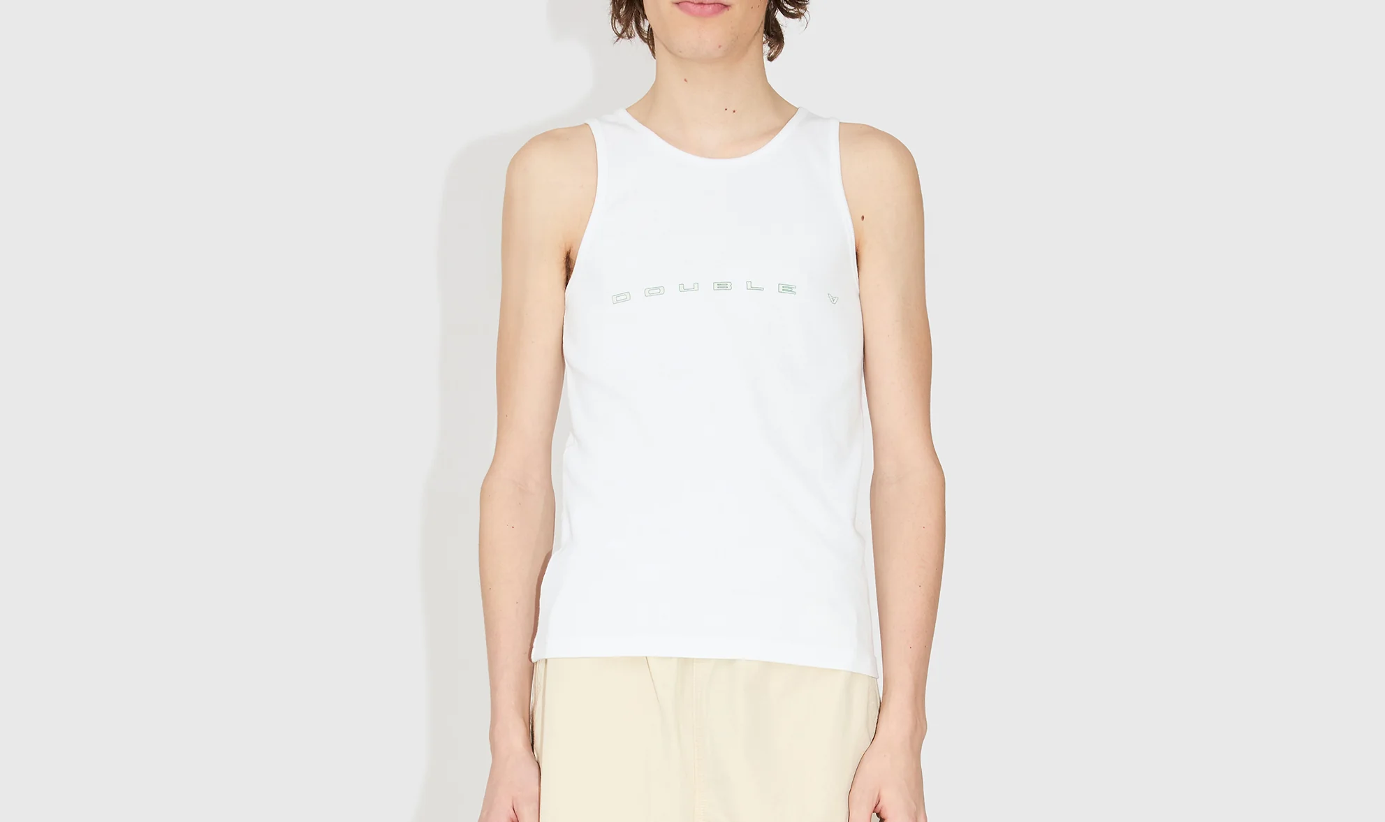 Wood Wood  Ark Spellout tank top - hvid