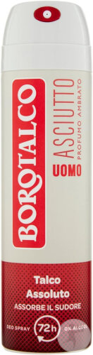 Borotalco Men Dry Sec Déodorant 72h Parfum Ambre Spray 150ml
