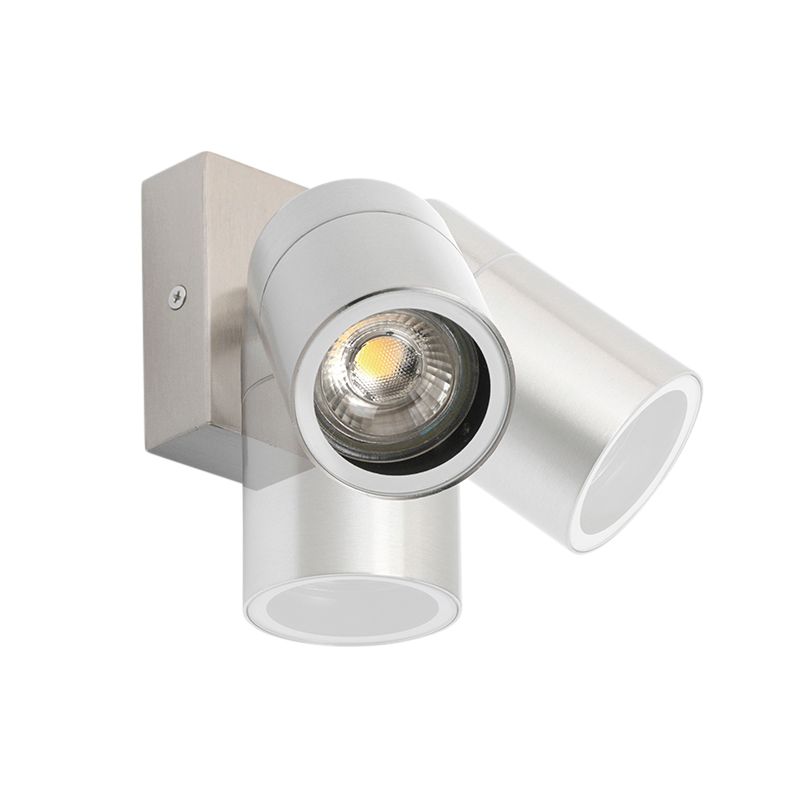 Buitenwandlamp staal IP44 draai- en kantelbaar - Solo