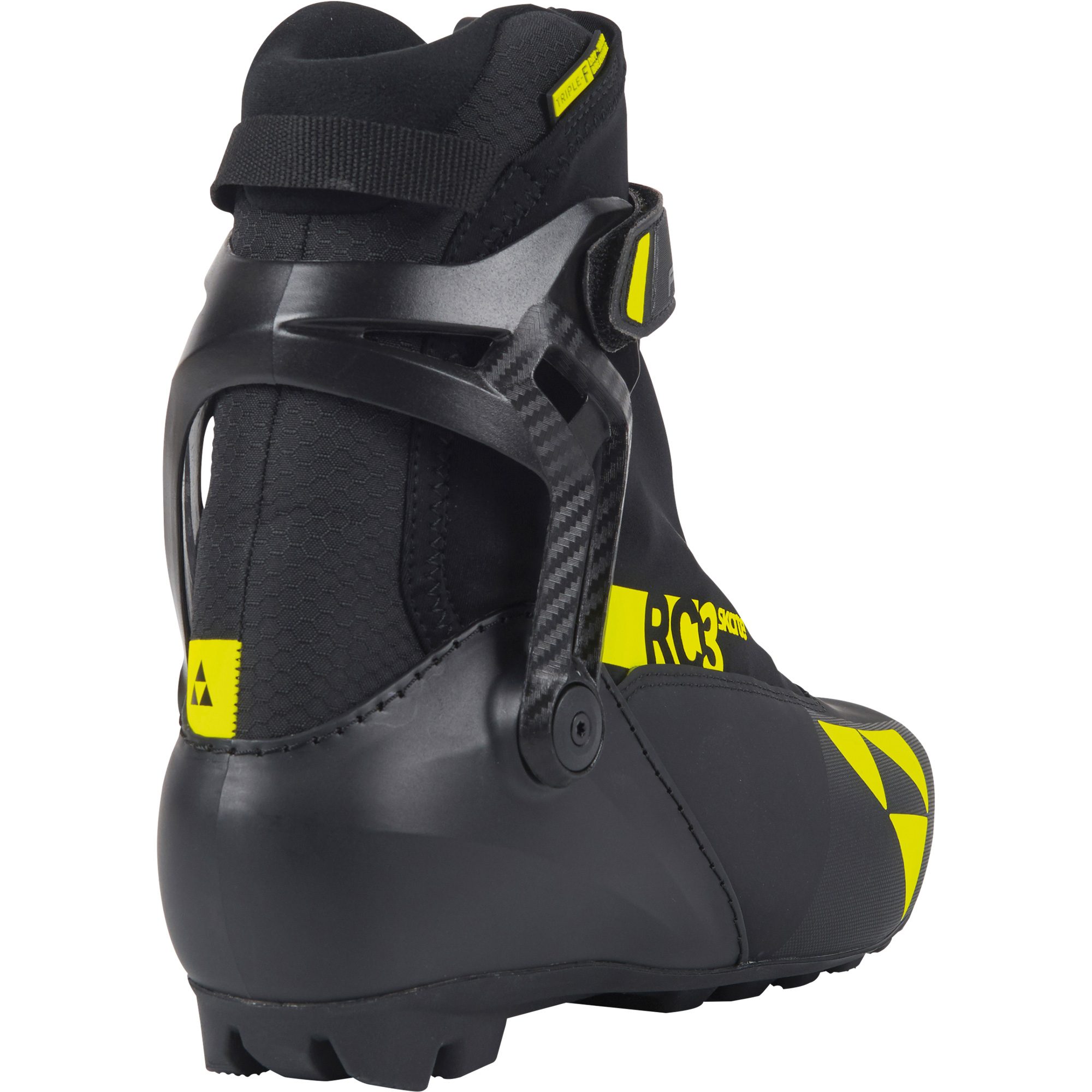 Fischer RC3 Skate Langlaufschuhe Herren schwarz gelb