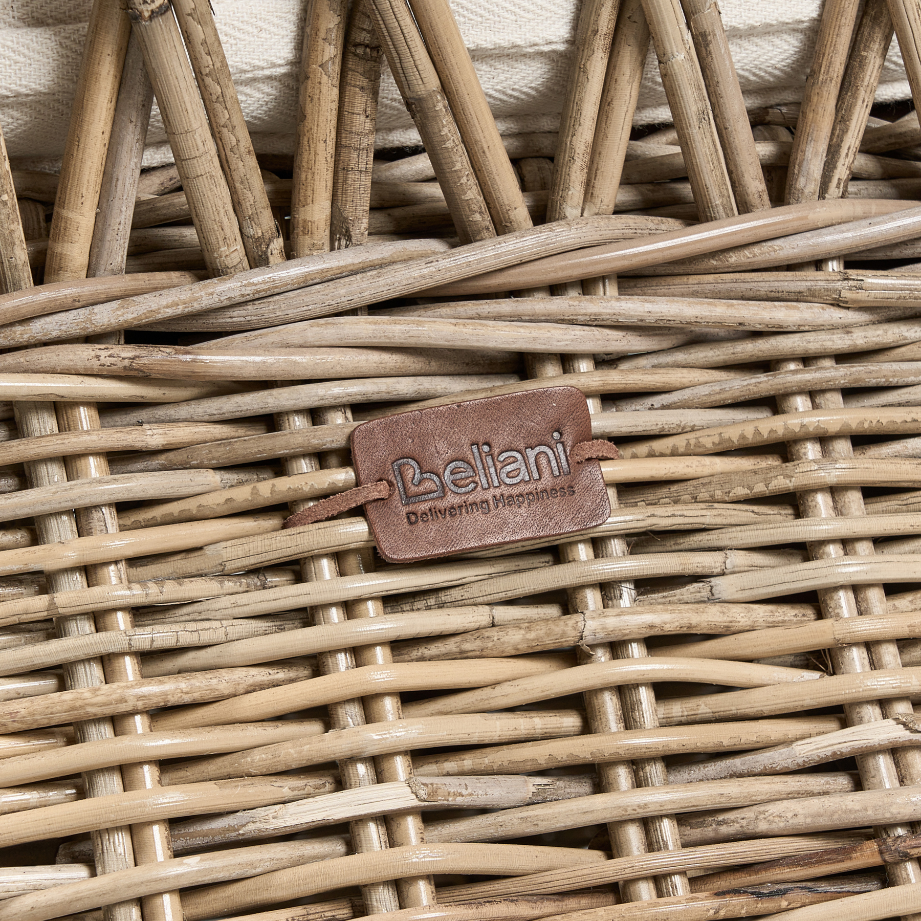 Beliani - MAROS II - Tuinstoel - Lichtbeige - Rotan