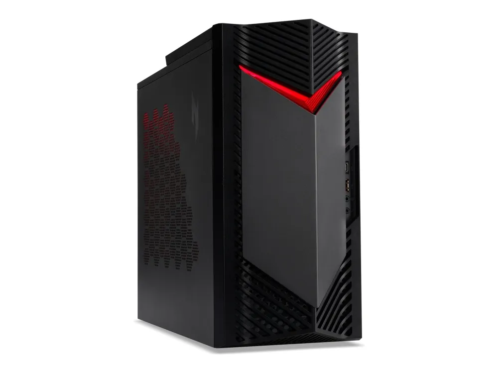 Acer Nitro 50 N50-656 - Tower gaming - Core i5 i5-14400F / op til 4.7 GHz - RAM 16 GB - SSD 512 GB - NVMe - GeForce RTX 4060 - IEEE 802.11ax (Wi-Fi 6E), Bluetooth, Gigabit Ethernet - Win 11 Home - skærm: ingen