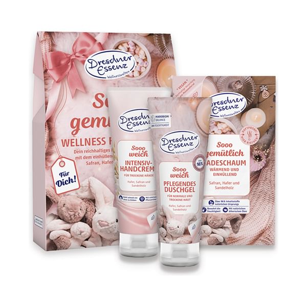 Dresdner Essenz - Sooo Cosy Wellness At Home Badverzorgingscadeauset
