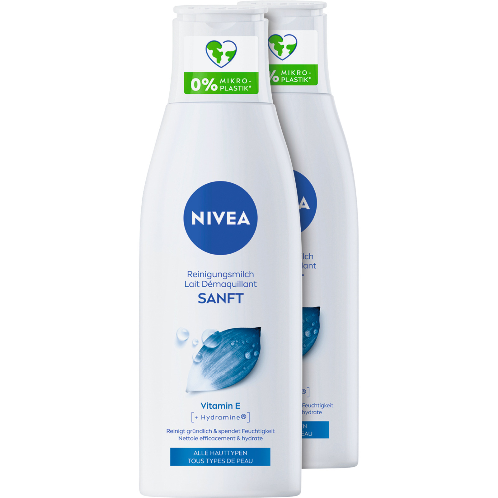 Nivea Reinigungsmilch sanft 2 x 200 ml