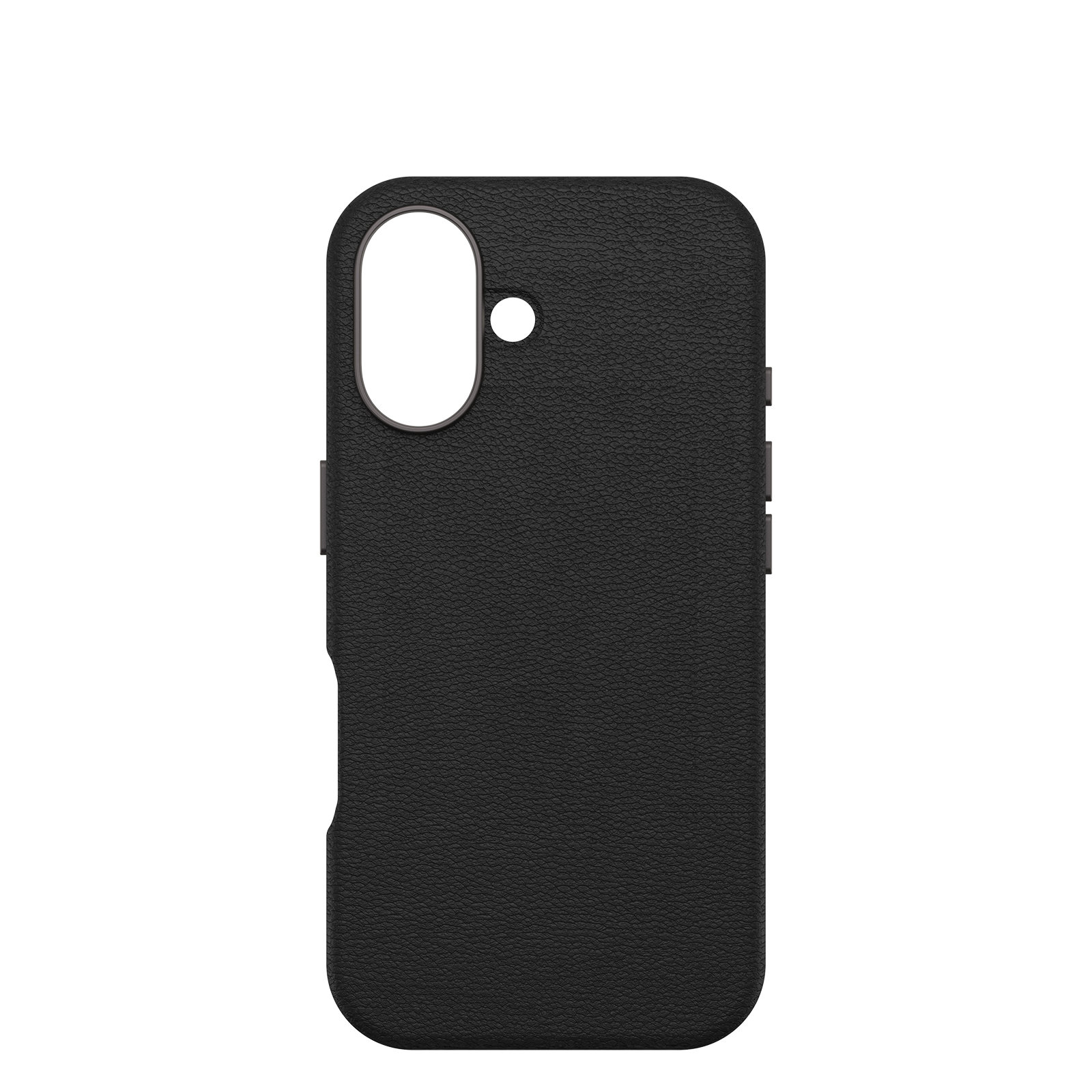iPhone 16 MagSafe Leder Hülle Symmetry Cactus Series (77-96301) - Schwarz