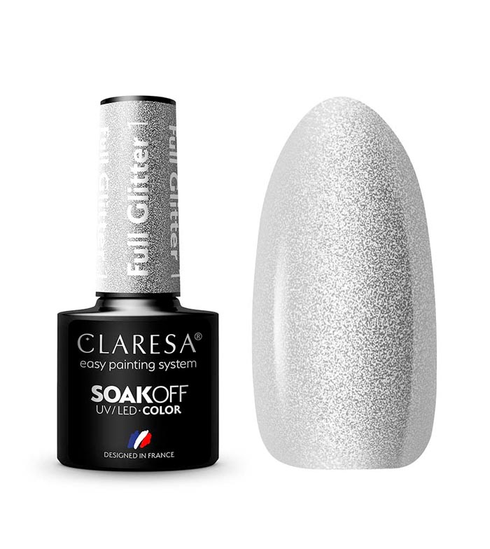 Claresa - Esmalte semipermanente Soak off - 01: Full Glitter