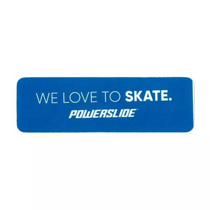 Sticker POWERSLIDE We Love To Skate