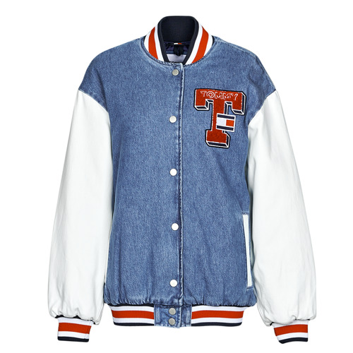 Tommy Jeans - DENIM LETTERMAN JACKET DF7018 Multicolor