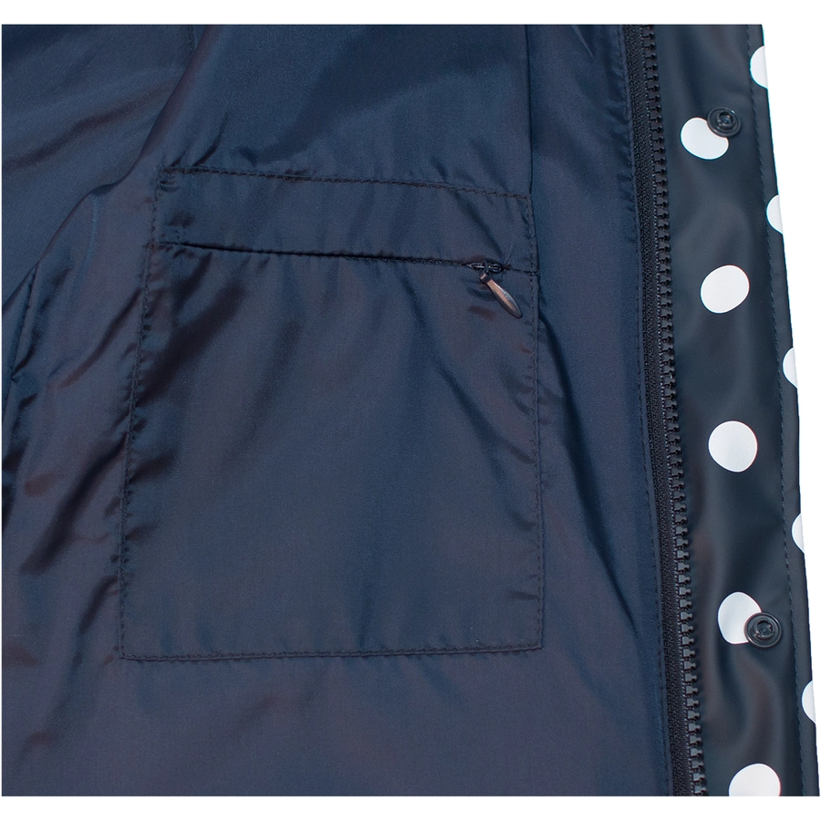 BMS HafenCity® SoftSkin® Regenmantel Punkte marine