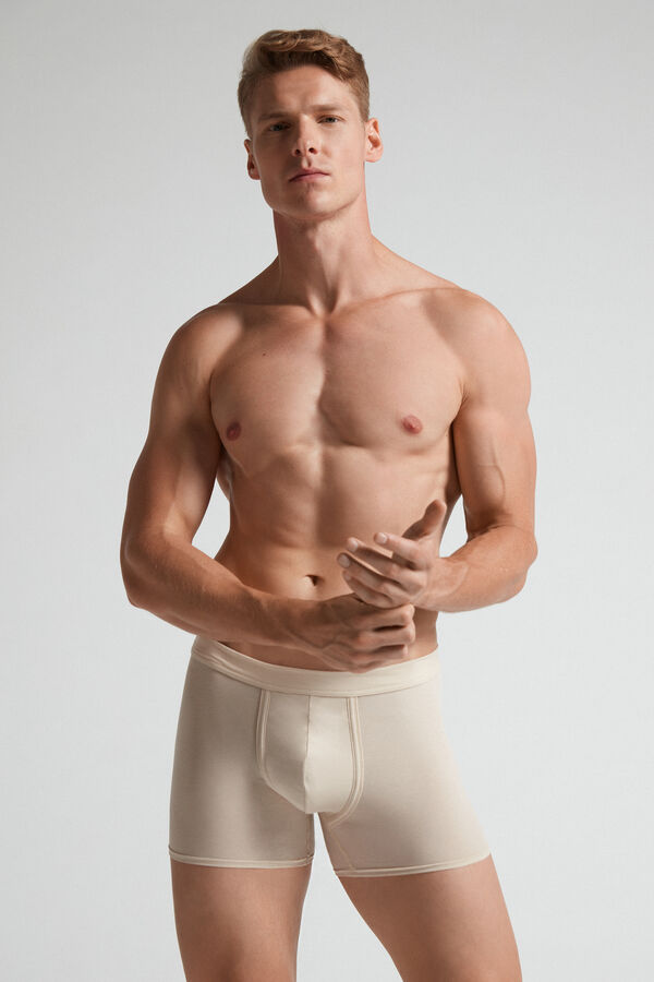 Cuecas Boxer de Algodão Natural Fresco Supima®