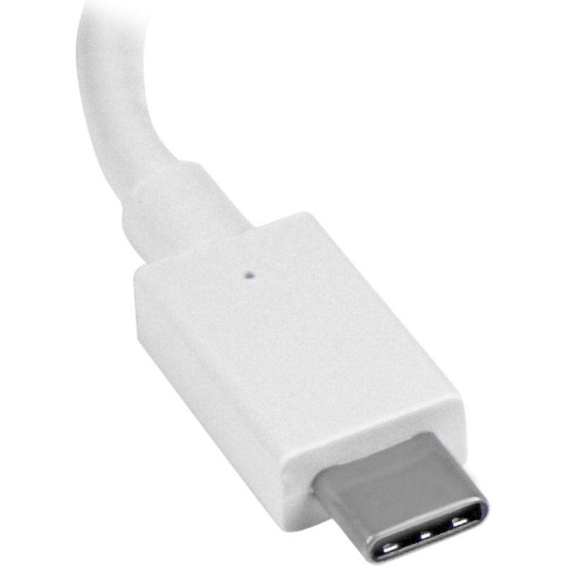 StarTech.com Adaptateur vidéo USB-C vers HDMI - M/F - Ultra HD 4K - Blanc