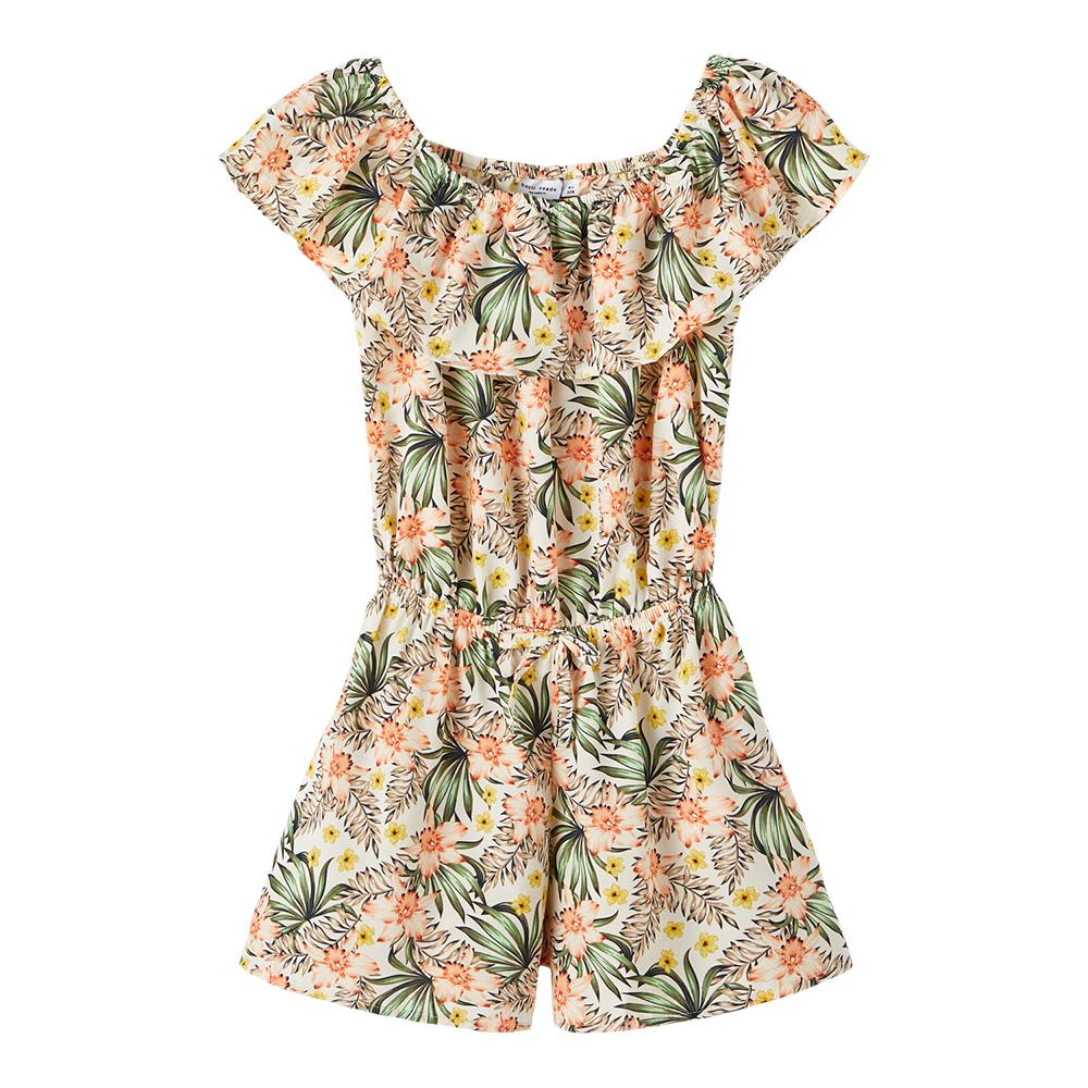 Name it Combi-short Orange/Blanc Fille Name it Naya